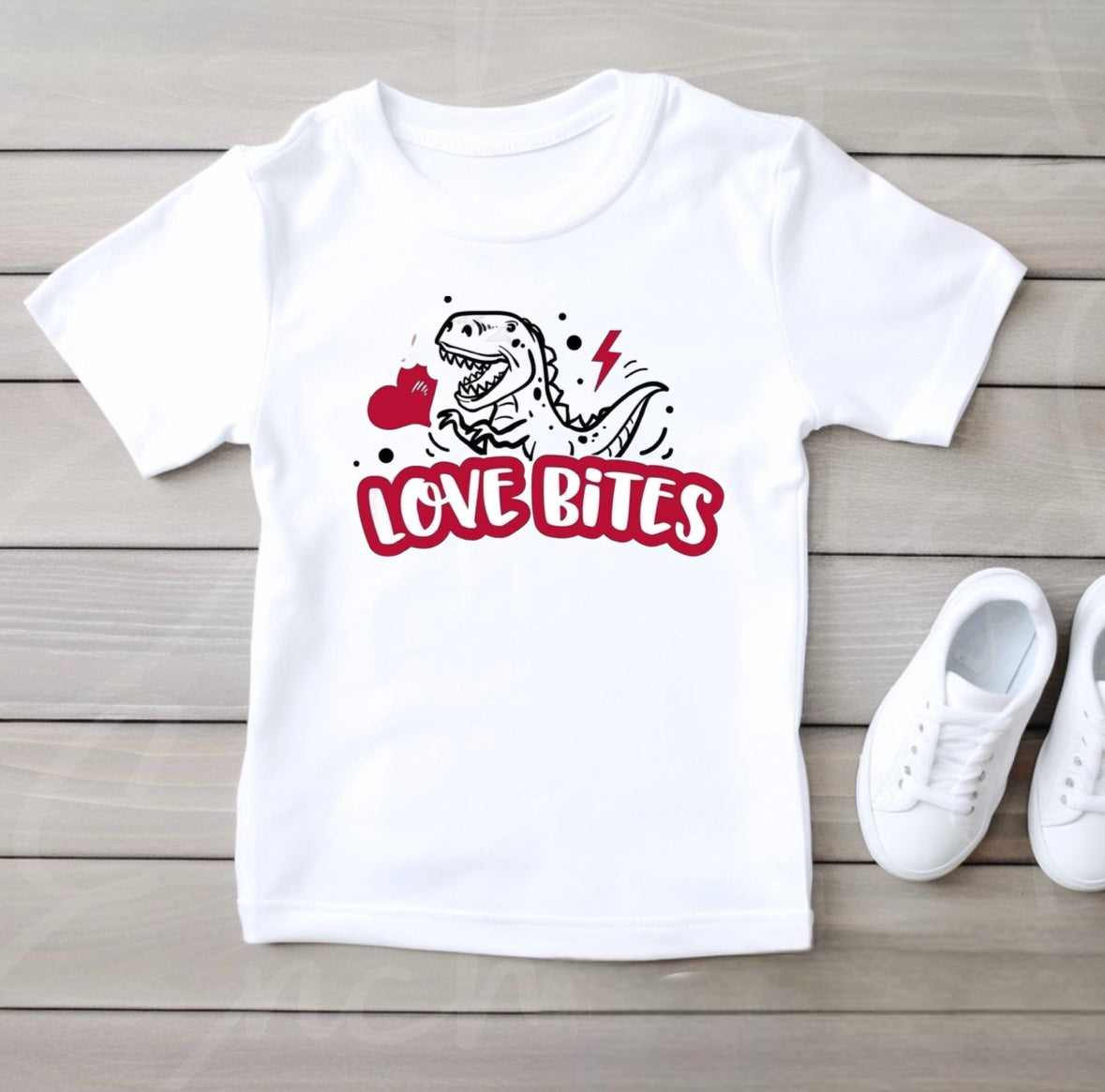 Love bites white t-shirt