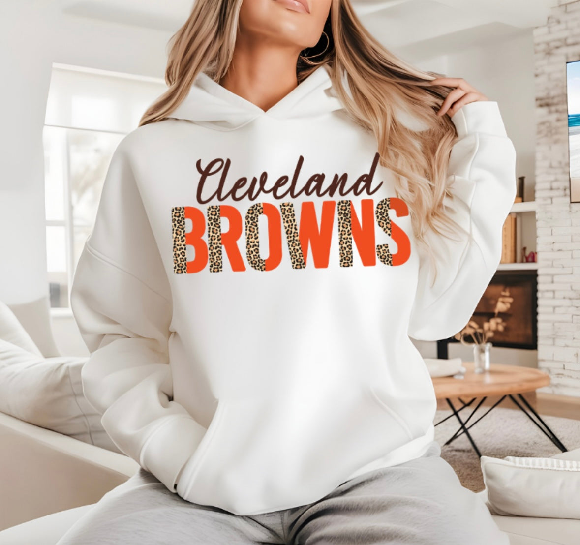Cleveland Browns leopard print