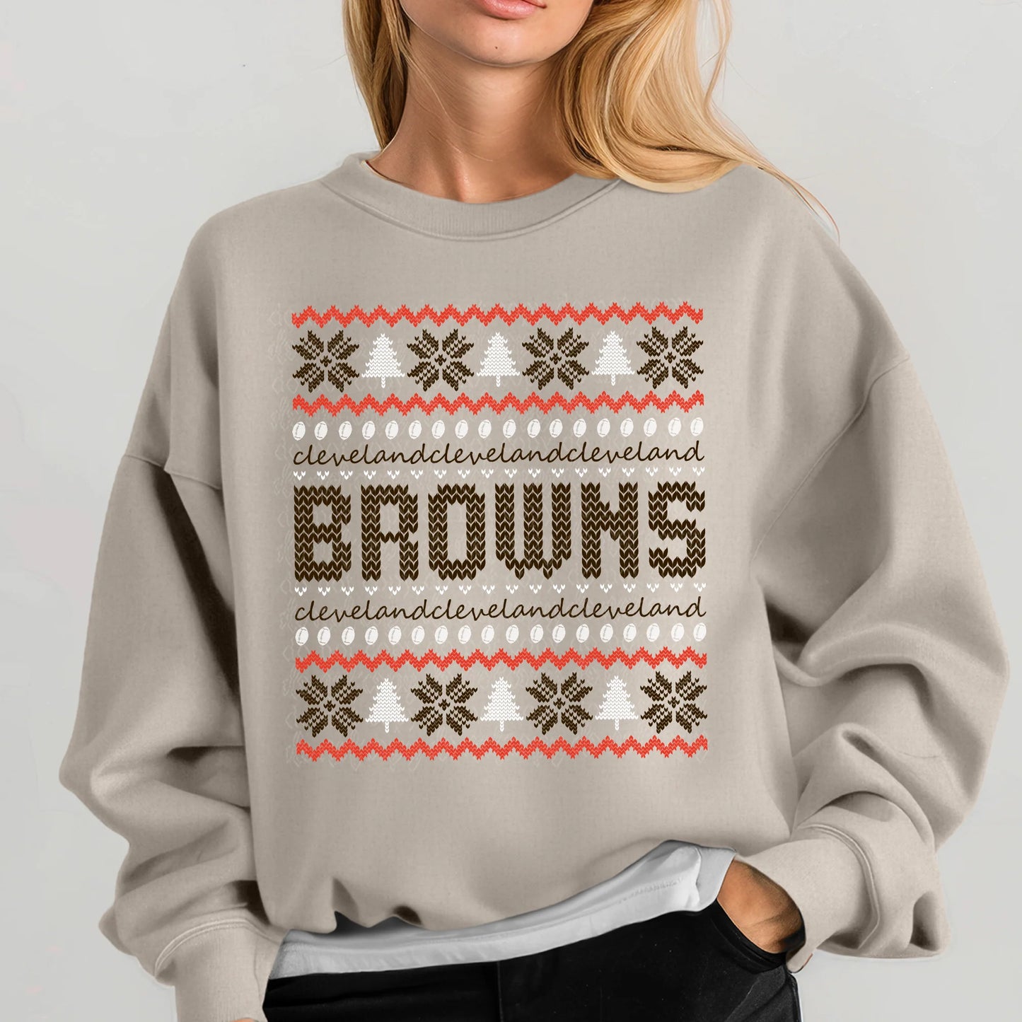 Cleveland Browns X-mas Sweater