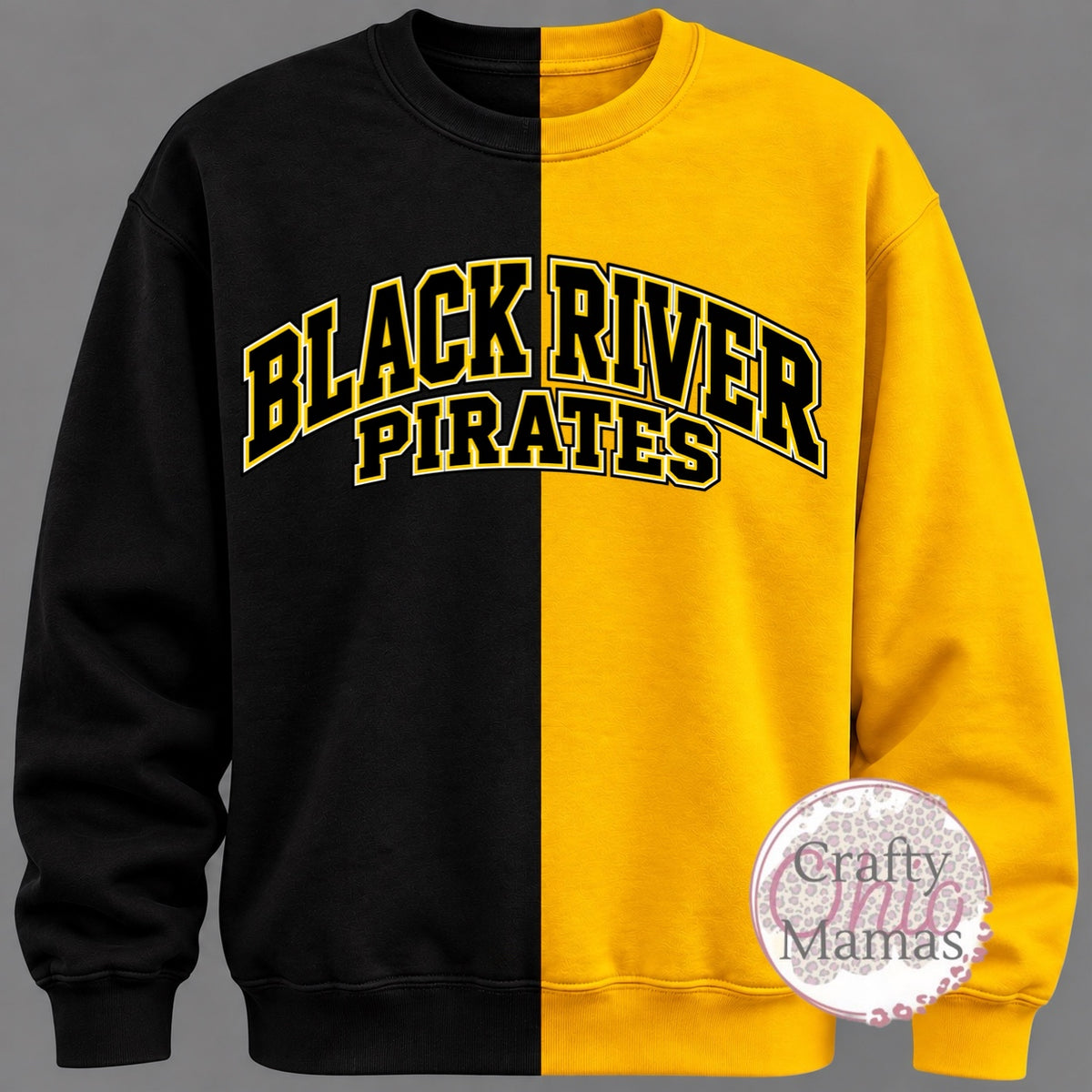 Signature Color Black River Crewneck