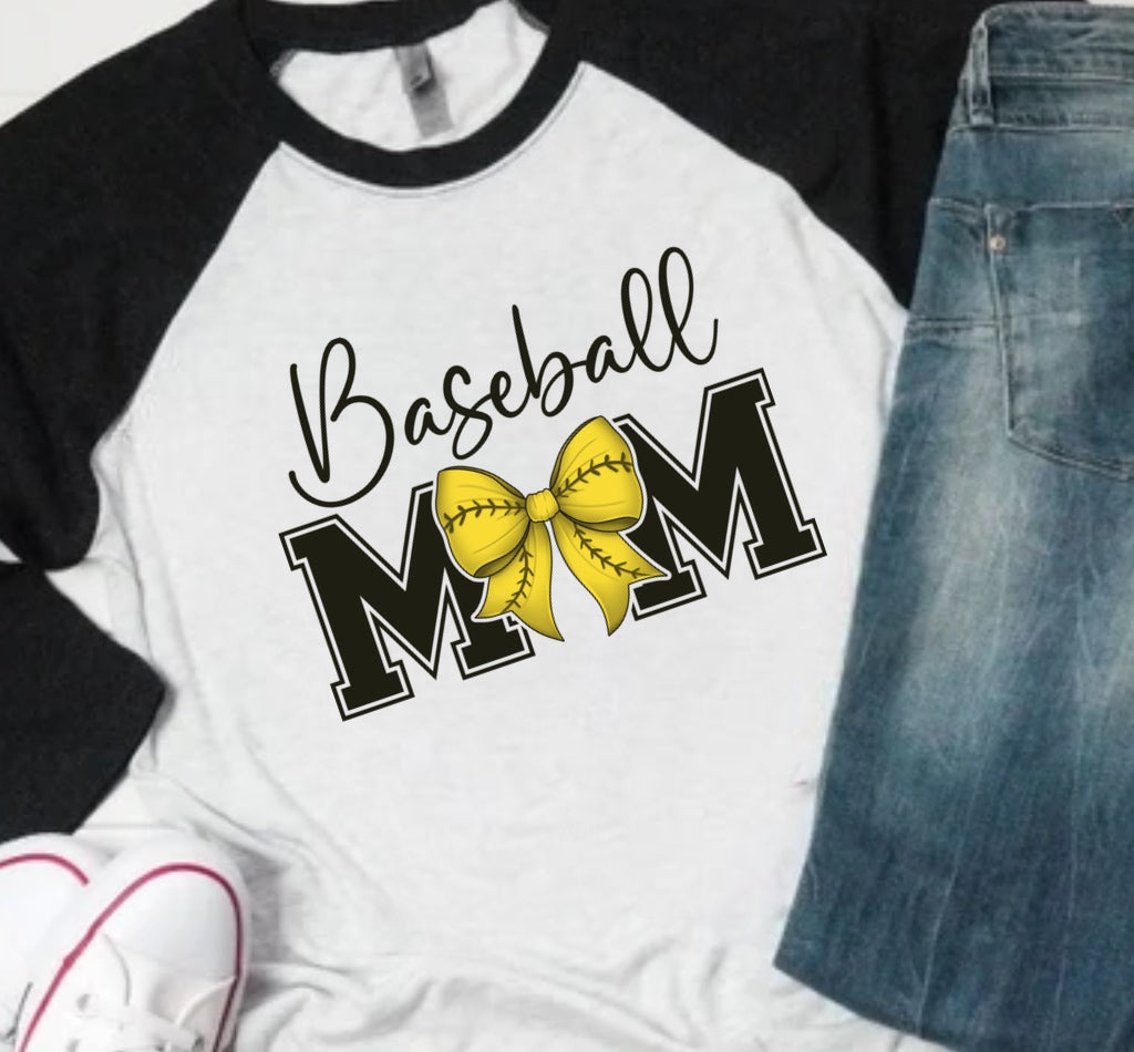 Baseball Mom baseball tee