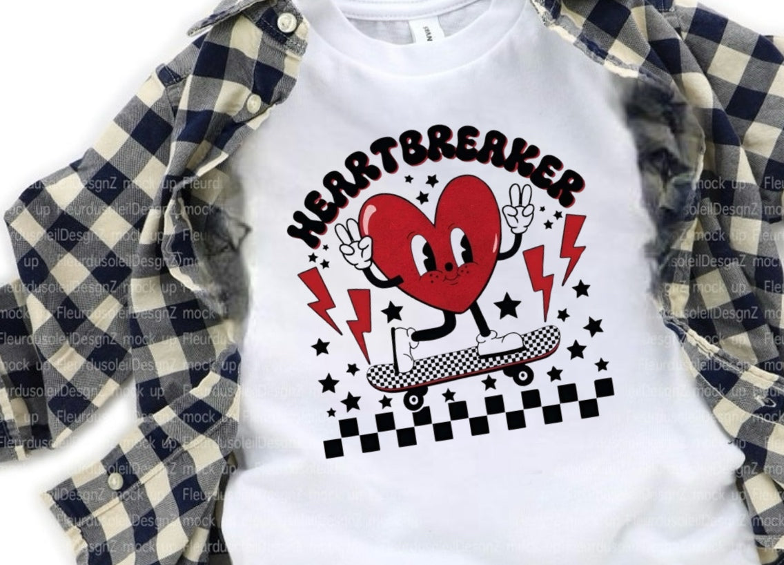 Heartbreaker white T-shirt