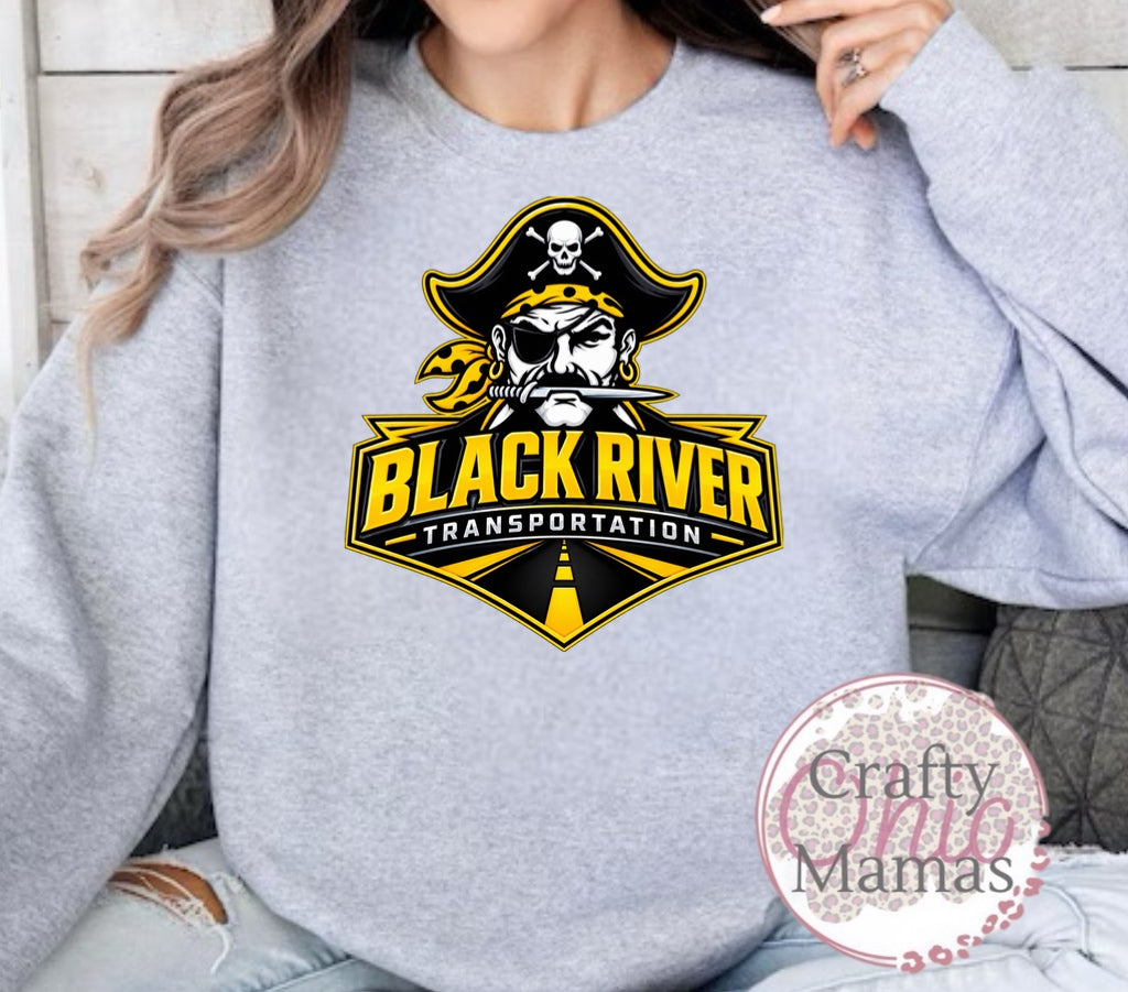 Black River Transportation road to success Crewneck sweatshirt