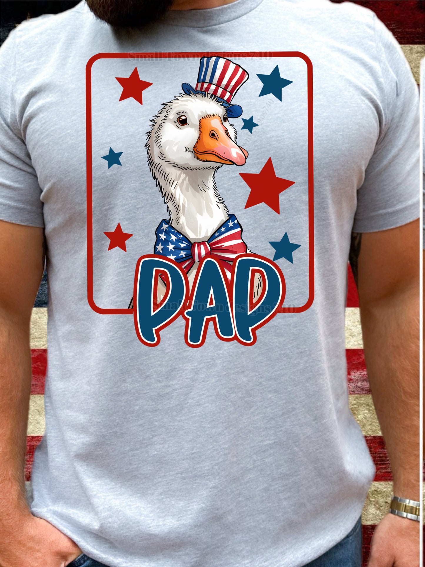 Family Matching Patriotic Duck Shirts