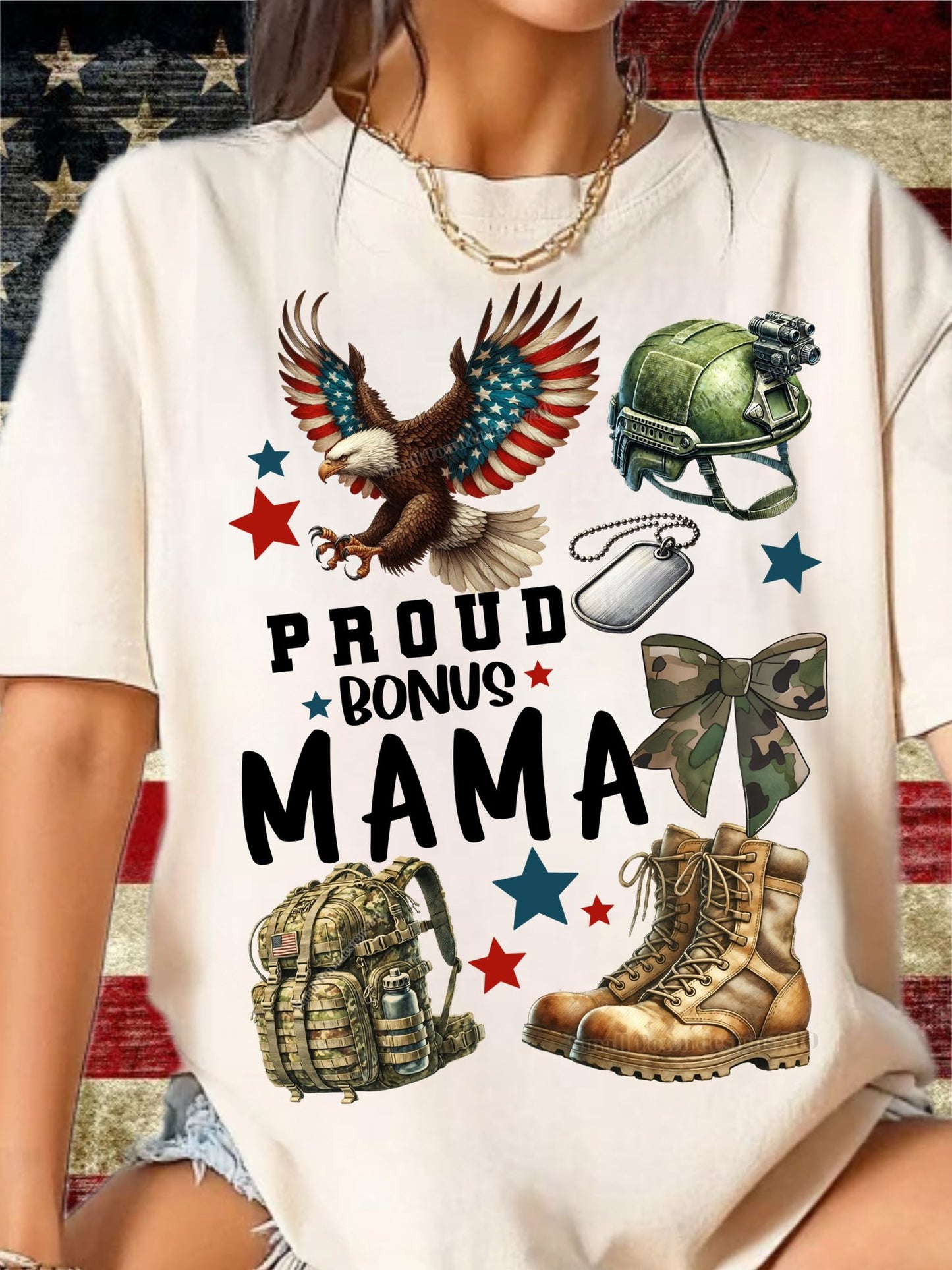 Proud Family matching Military T-shirts