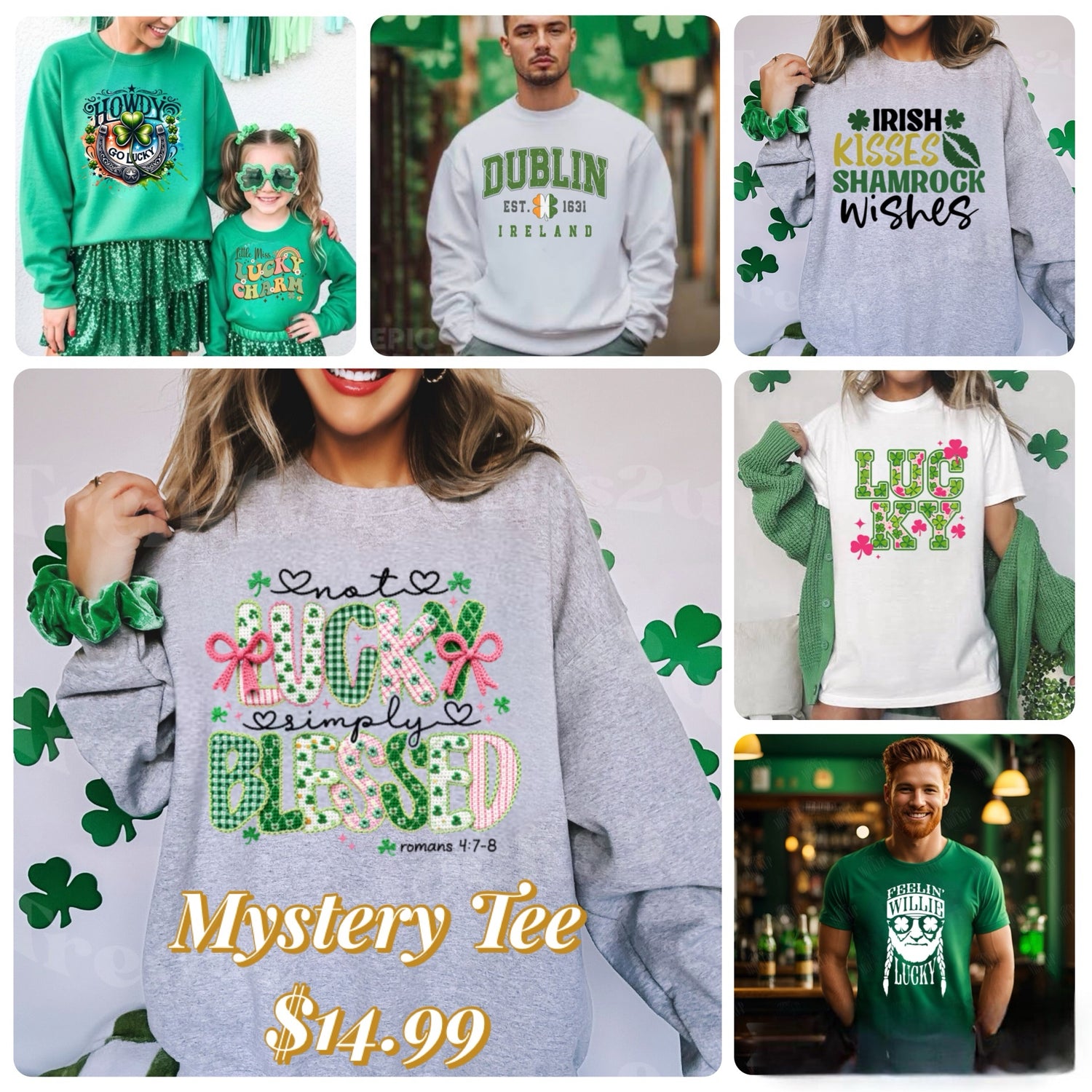 Mystery St.Patricks Day Tee $14.99