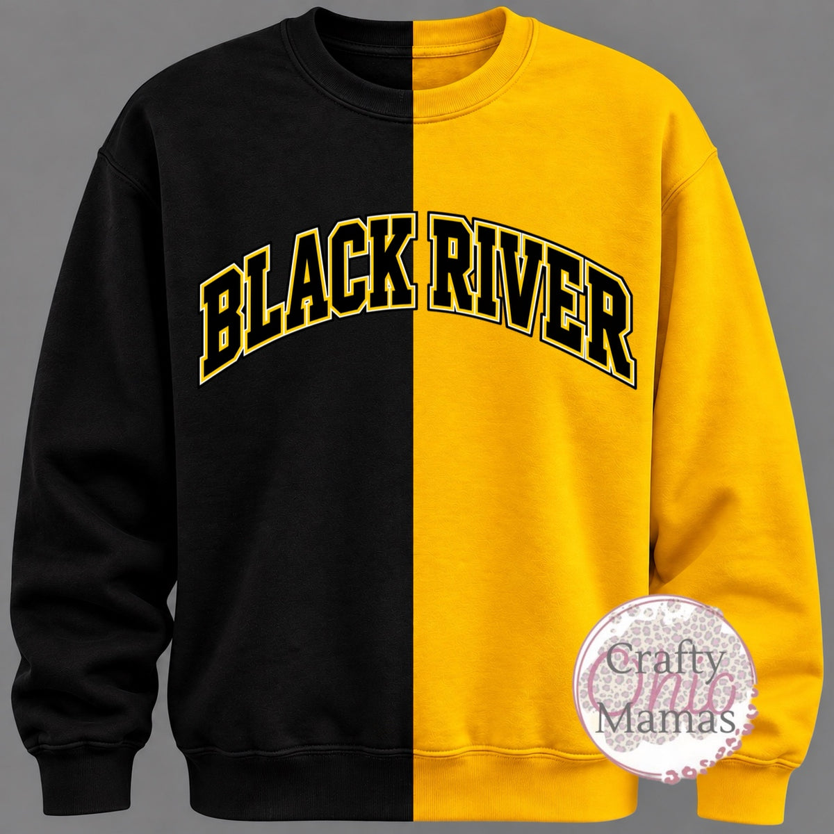 Signature Color Black River Crewneck