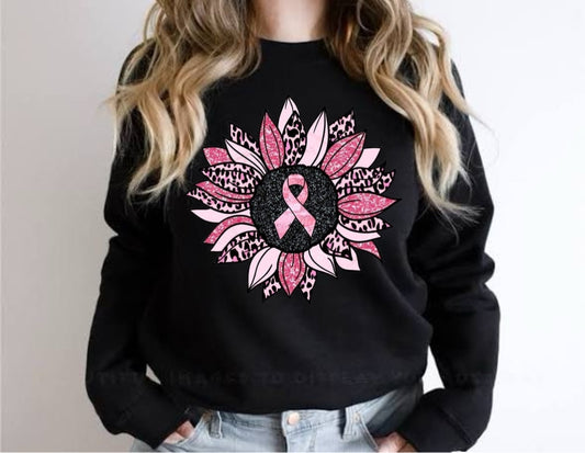 Breast cancer awareness flower