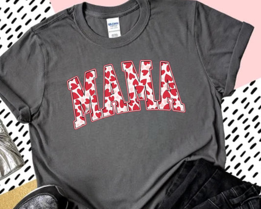 Mama love charcoal Tshirt