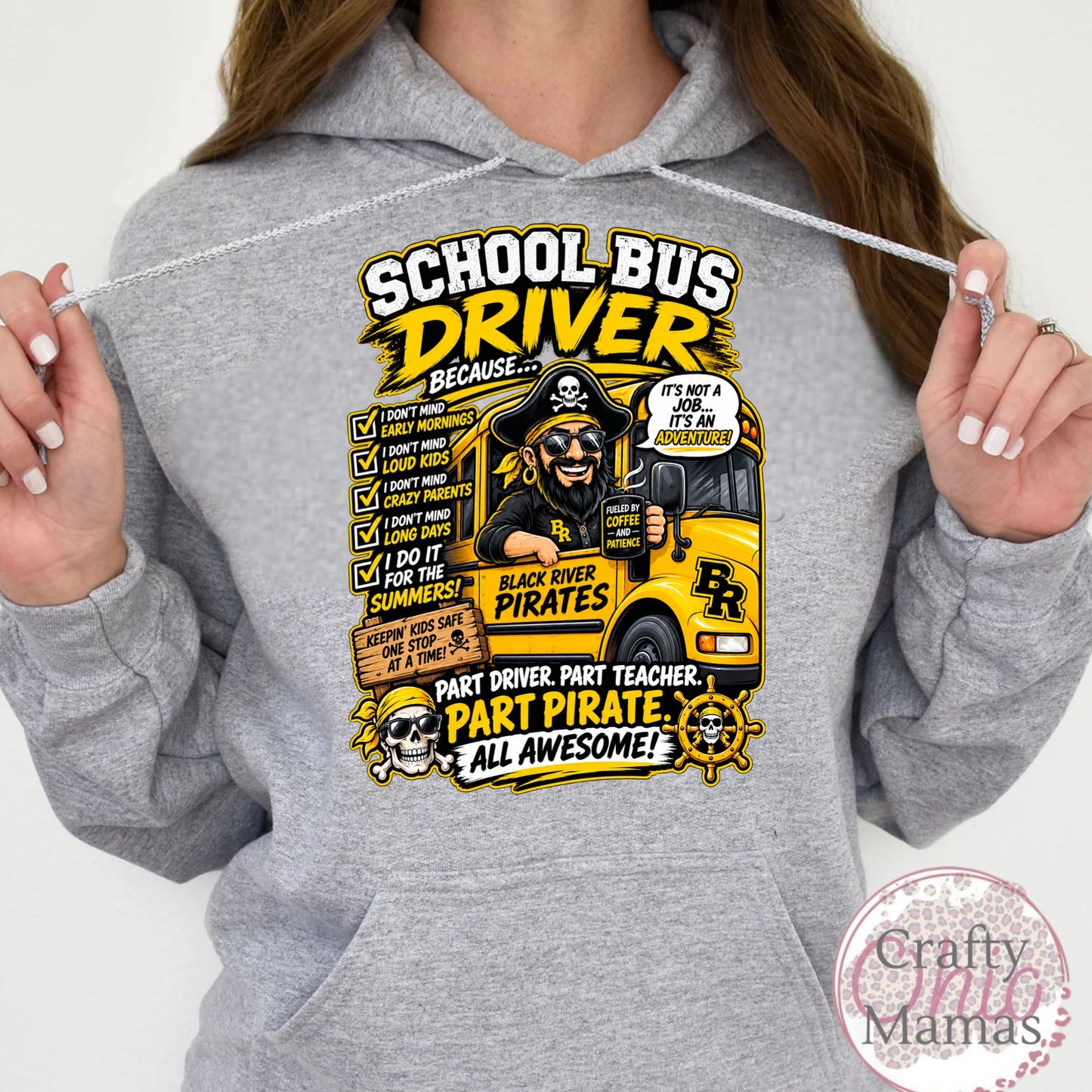 BR school bus driver transportation Hoodie