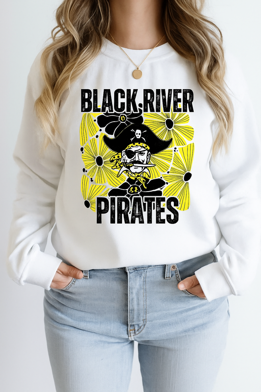 Black River white Floral