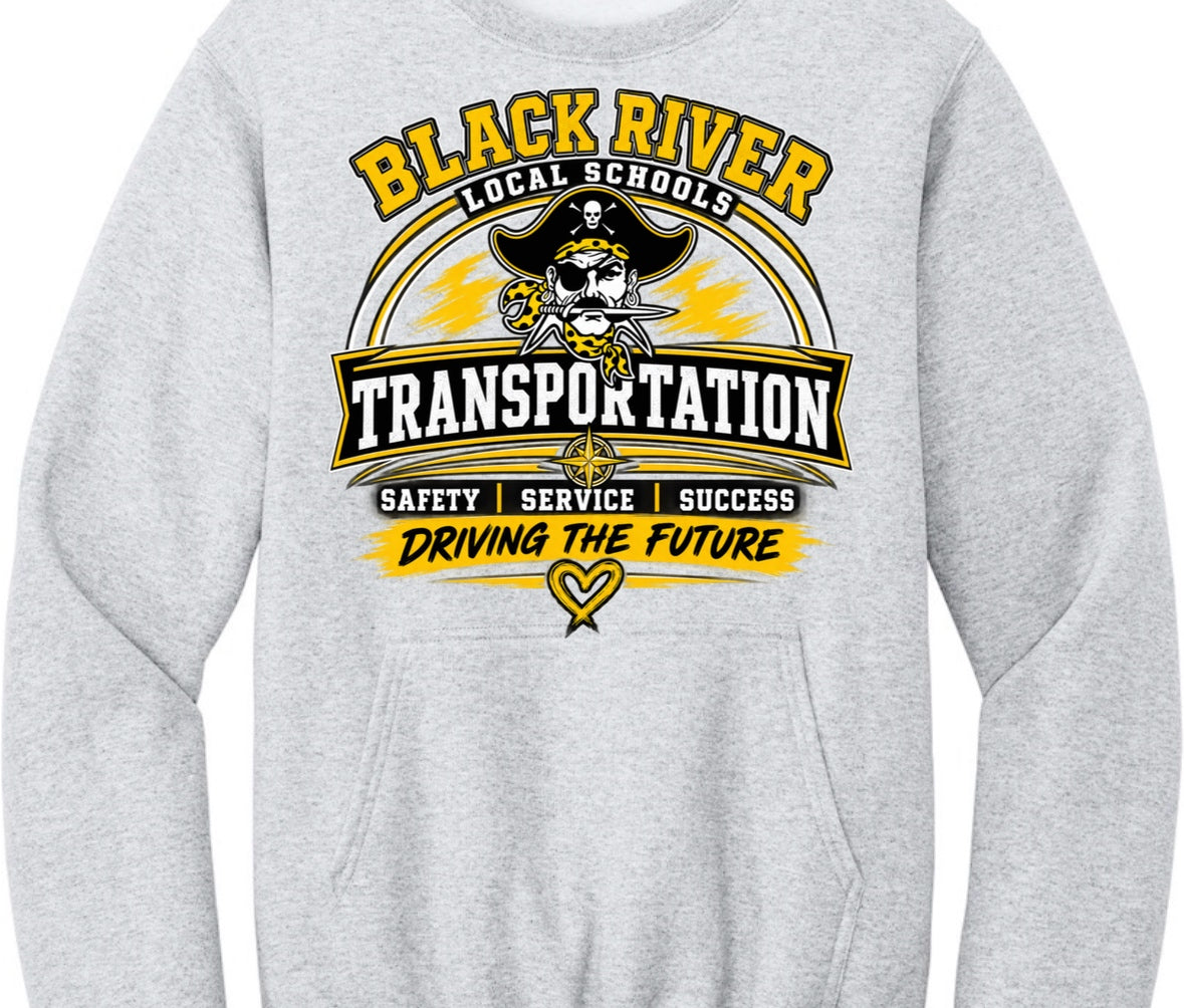 BR local schools transportation0 Crewneck sweatshirt with pockets