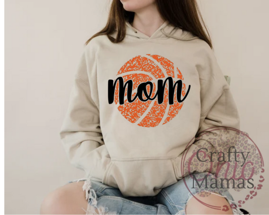 Basketball MOM with Ball