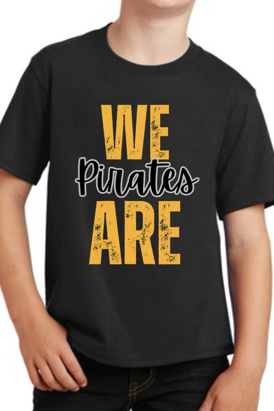 WE ARE Pirates distressed