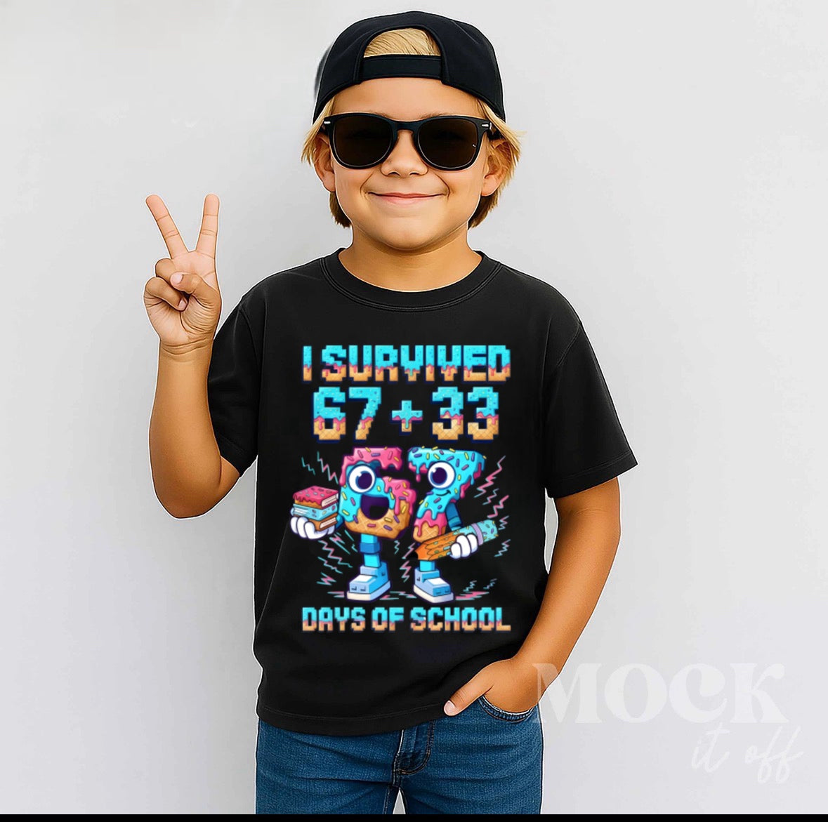 67+33 days of school drip (boy)