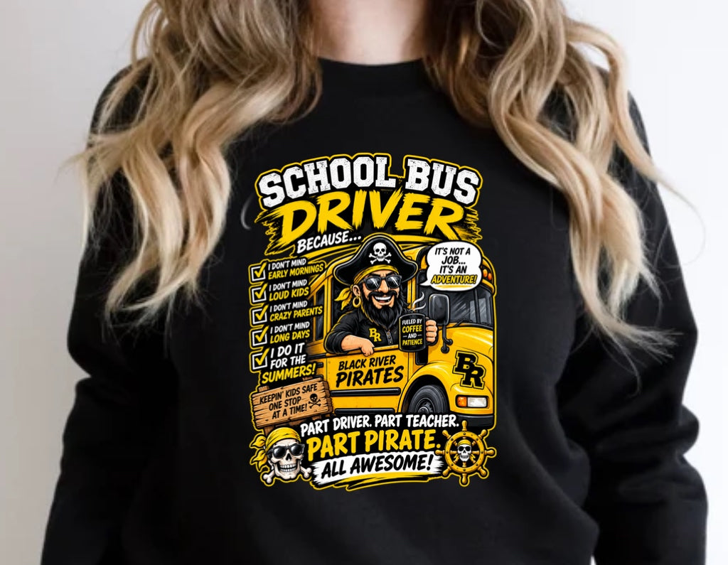 BR school Bus Driver Crewneck sweatshirt