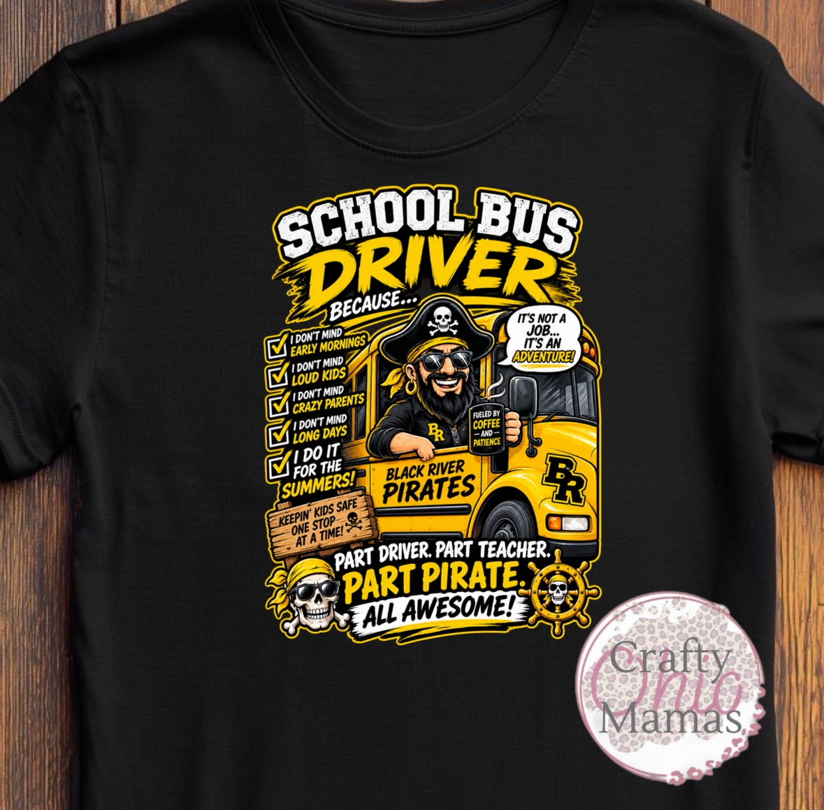 BR school Bus Driver T-shirt