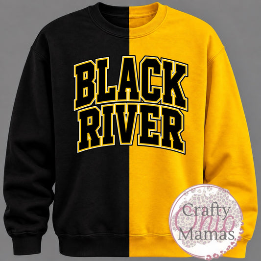 Signature Color Black River Crewneck