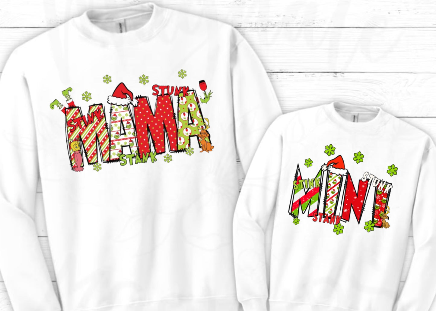 Mama custom holiday sweatshirt