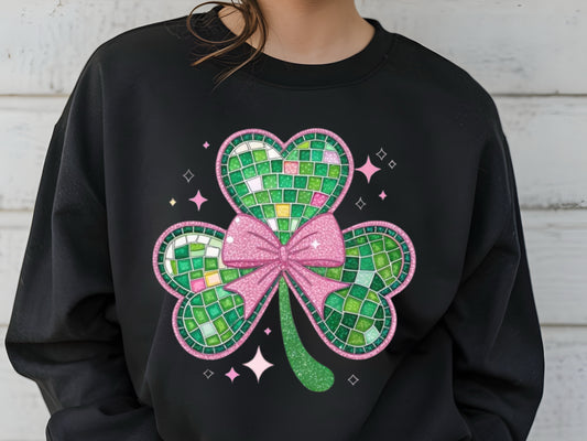 Shamrocks and Bows sweatshirt