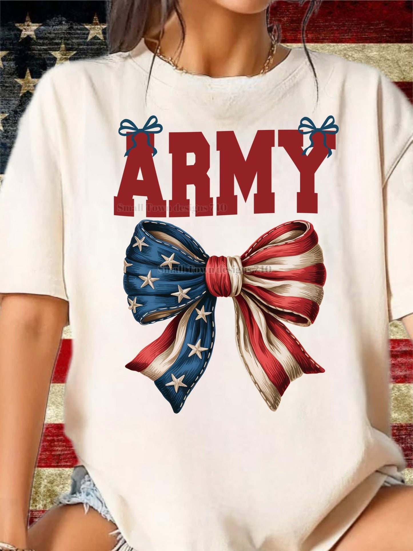 Family Military coquette Bow