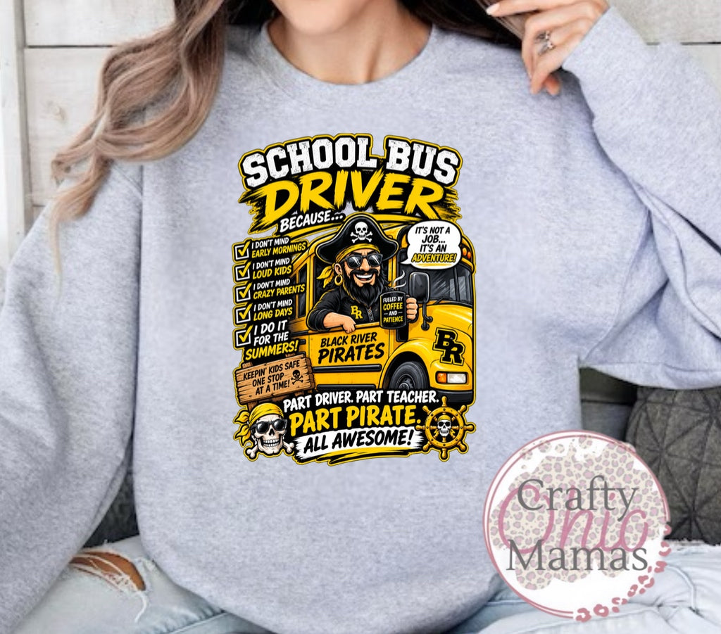 BR school Bus Driver Crewneck sweatshirt