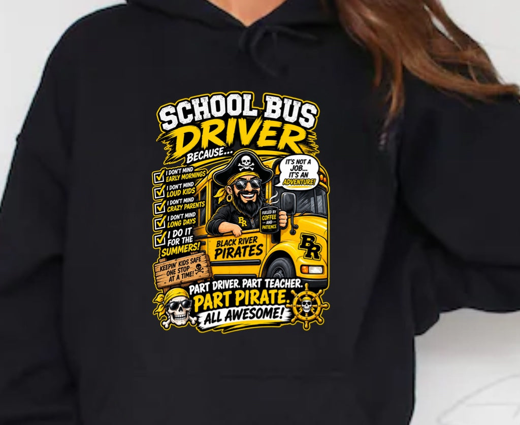 BR school bus driver transportation Hoodie