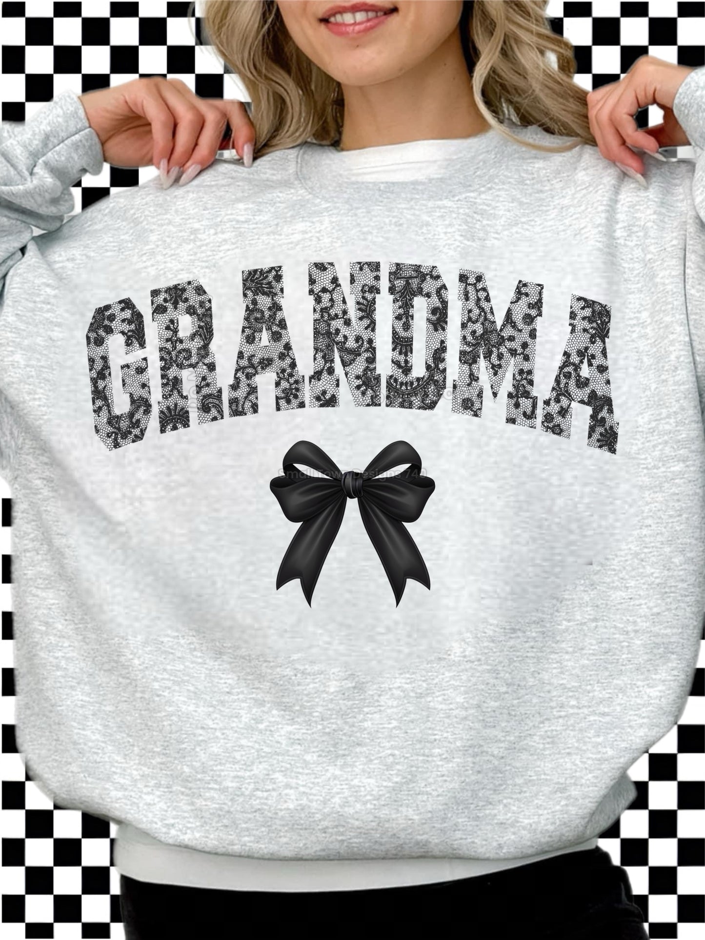 Black Lace Family Bow