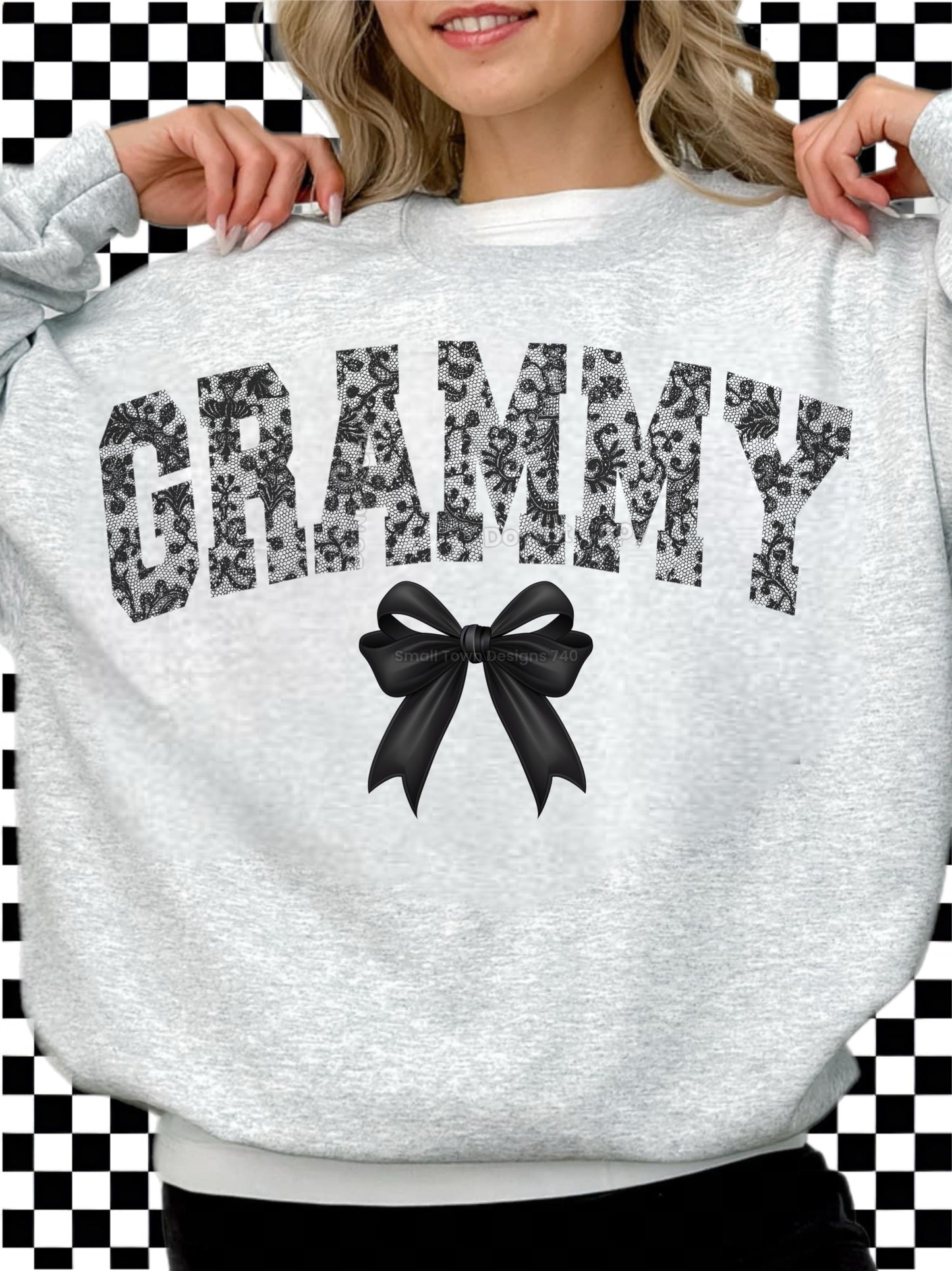 Black Lace Family Bow