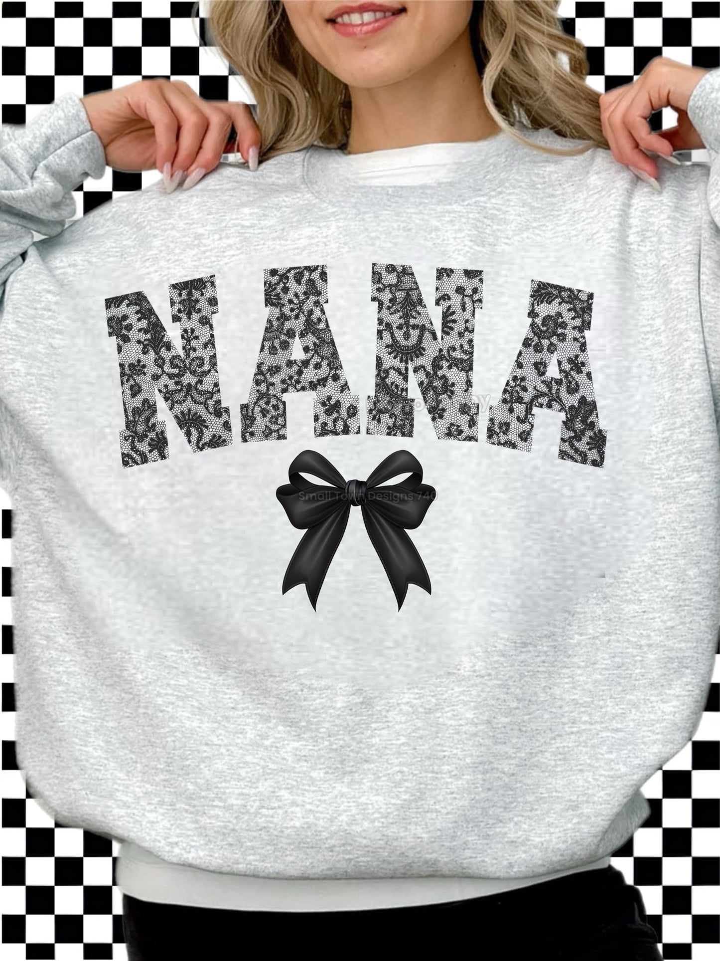 Black Lace Family Bow