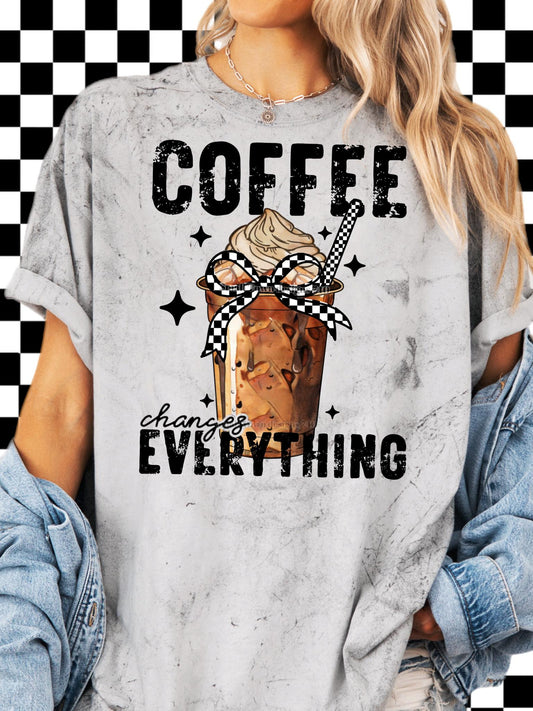 Coffee Changes Everything comfort tee
