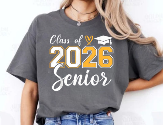 Class of 2026 Senior <3 gray
