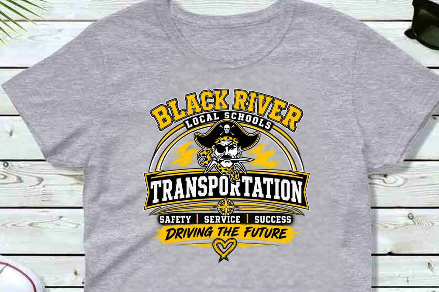 BR local schools transportation T-shirt