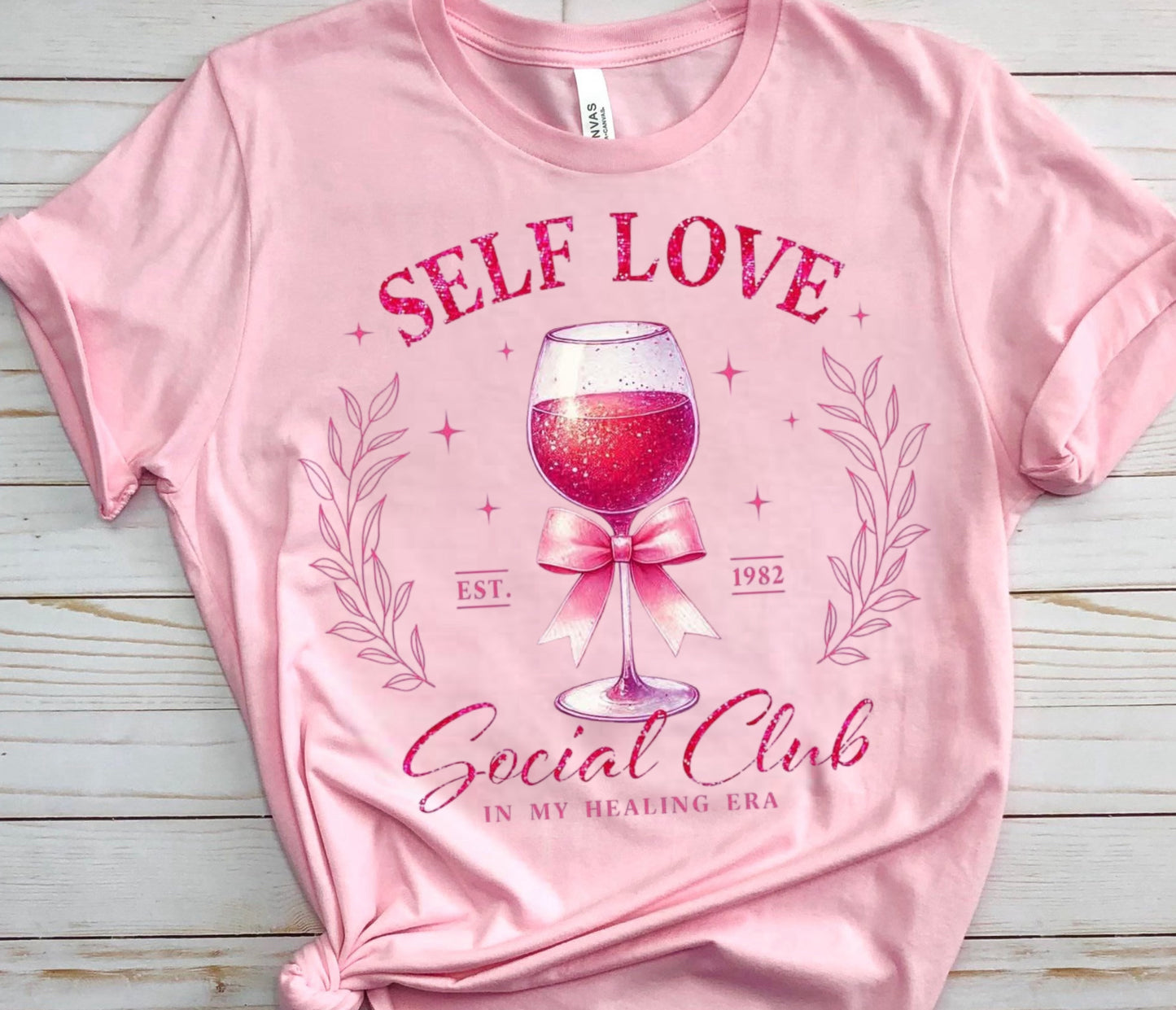Self Love social club pink Tshirt