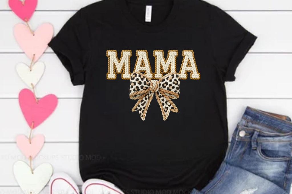 Faux Yarn mama Black