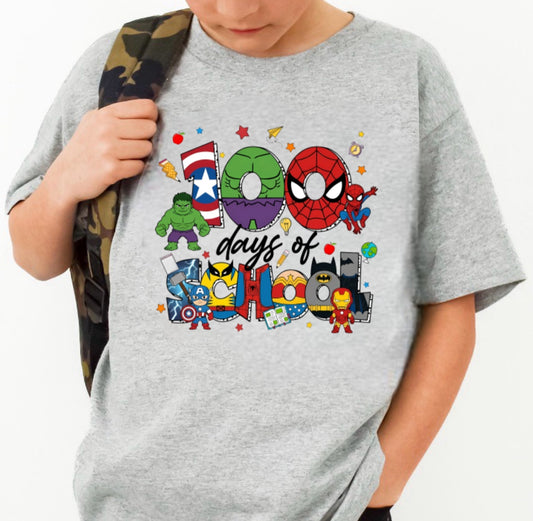 100 days of school superheros