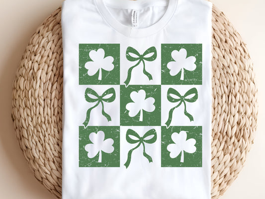 Retro shamrocks tee