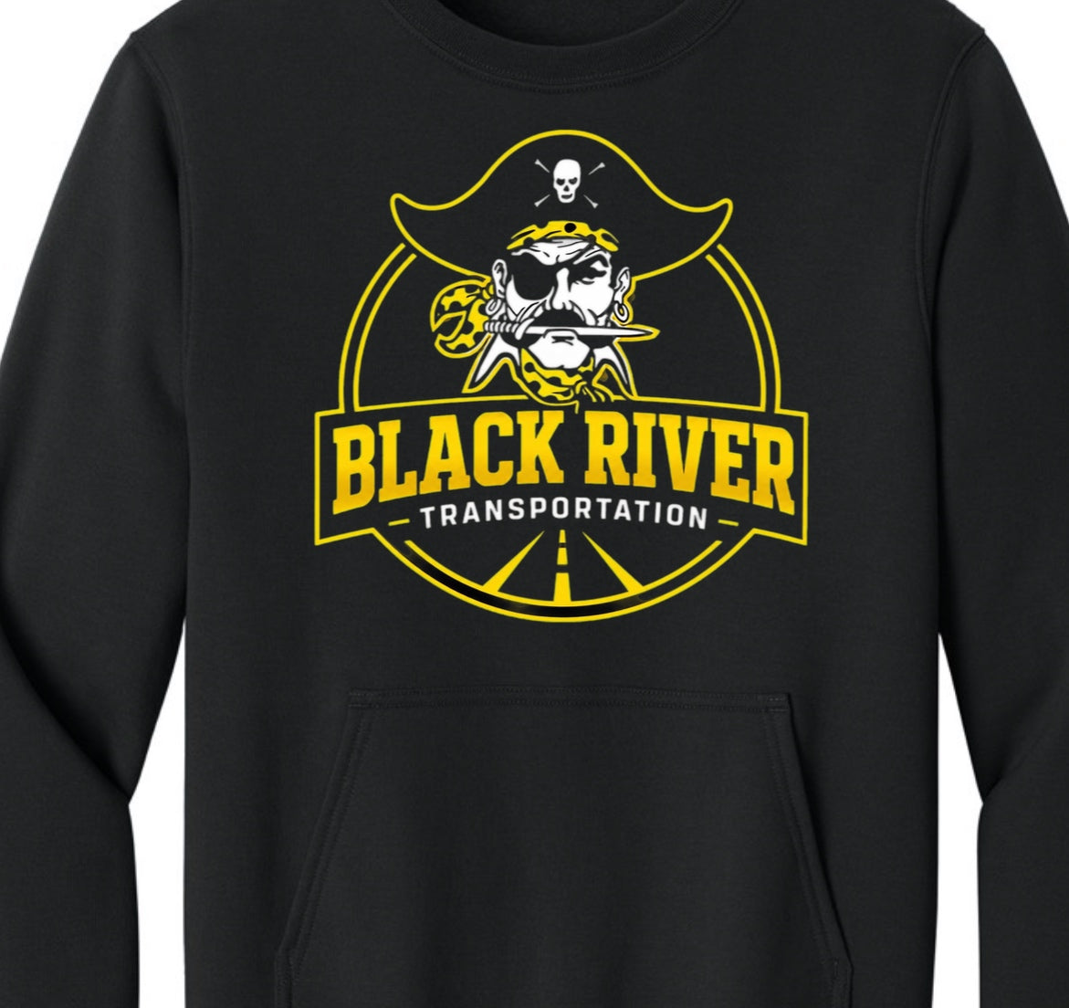 Black River Transportation Crewneck sweatshirt with pockets