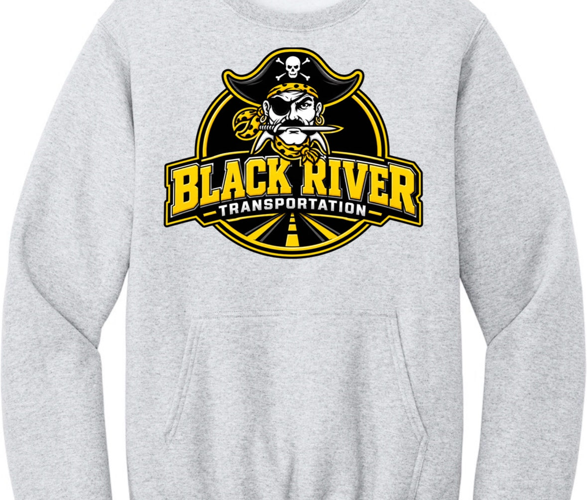 Black River Transportation Crewneck sweatshirt with pockets