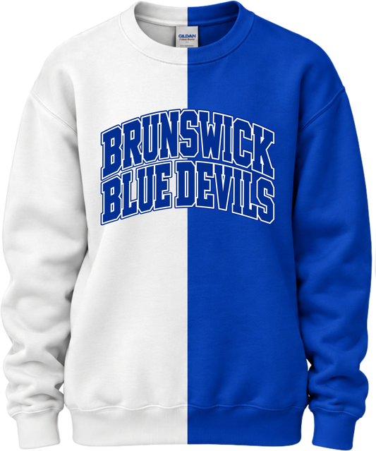 Signature Color Brunswick Blue Devils Crewneck