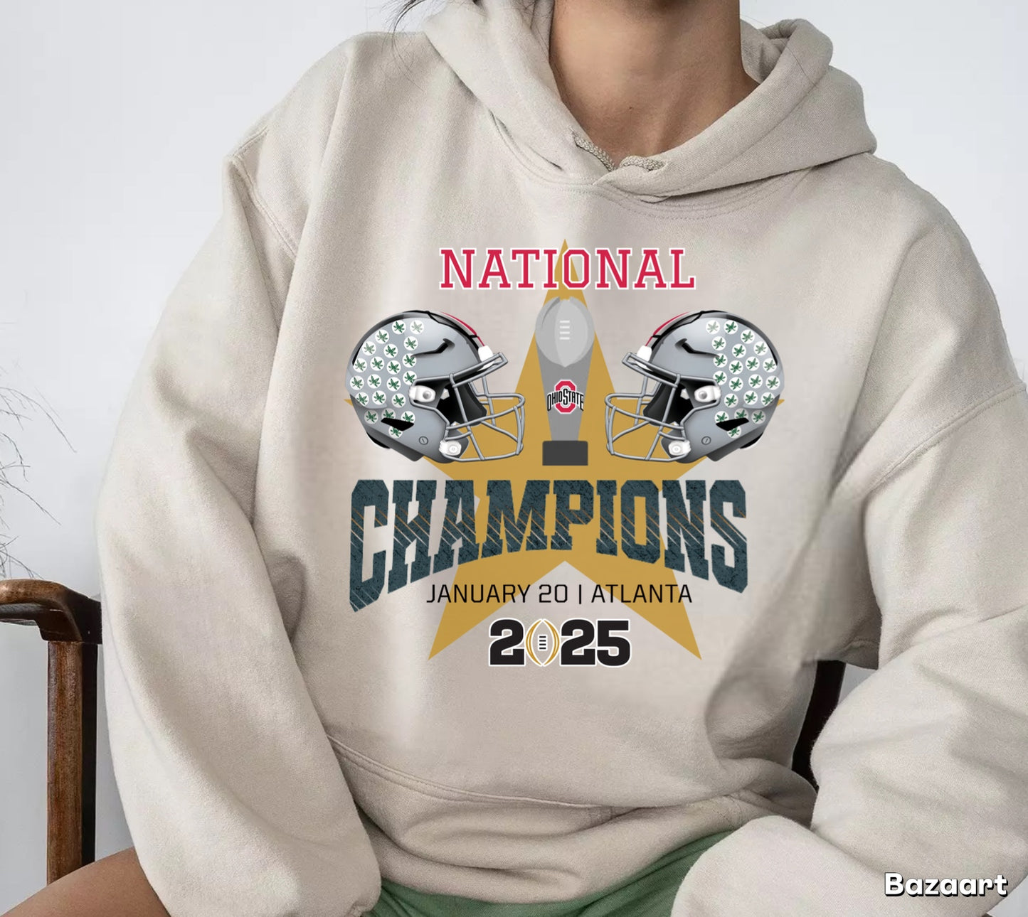 National champions hoodie sweatshirts Ohio state football