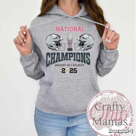 National champions hoodie sweatshirts Ohio state football