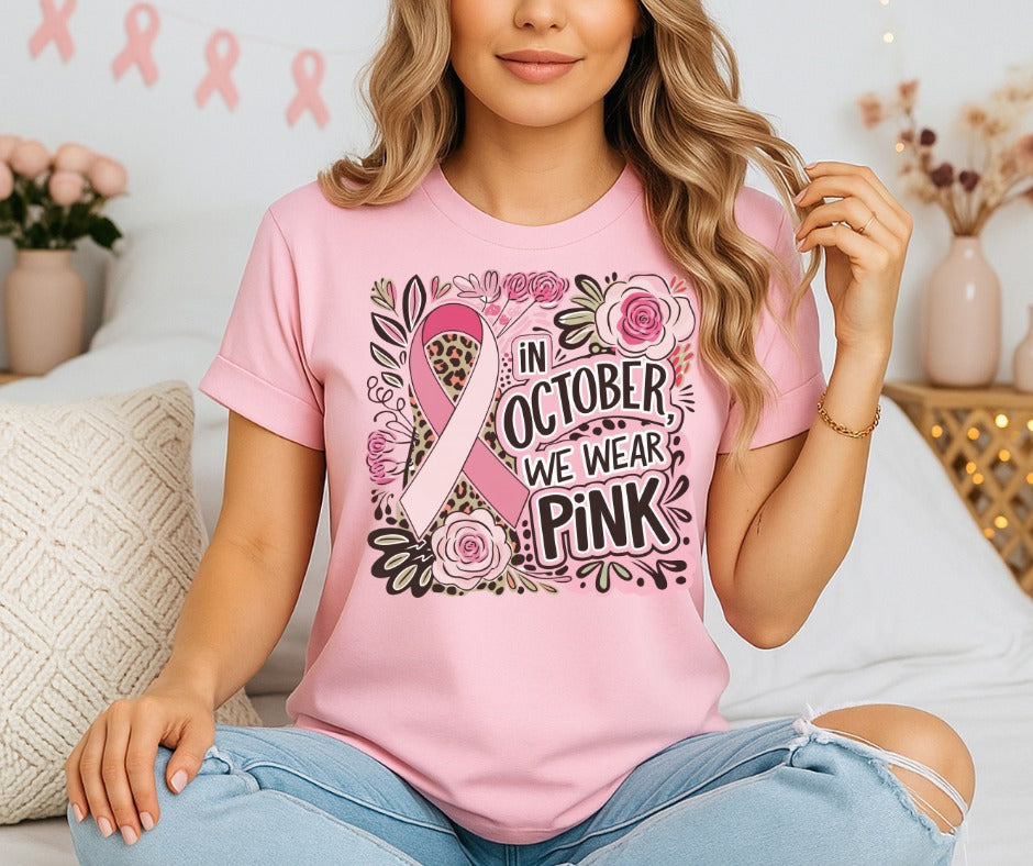 In October we Wear pink