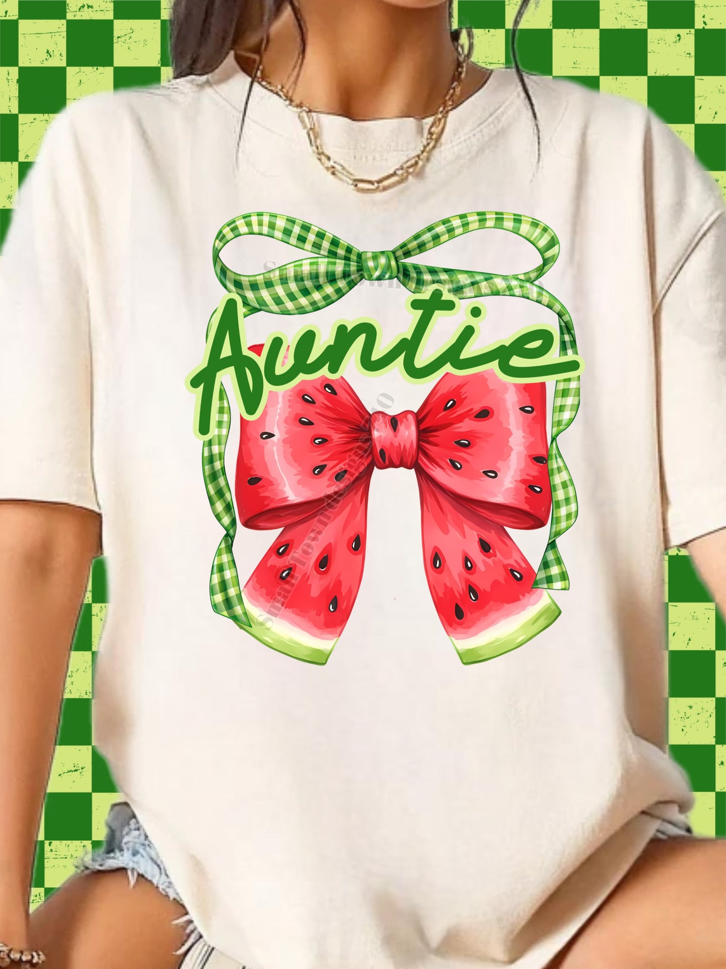 Watermelon Family Bow