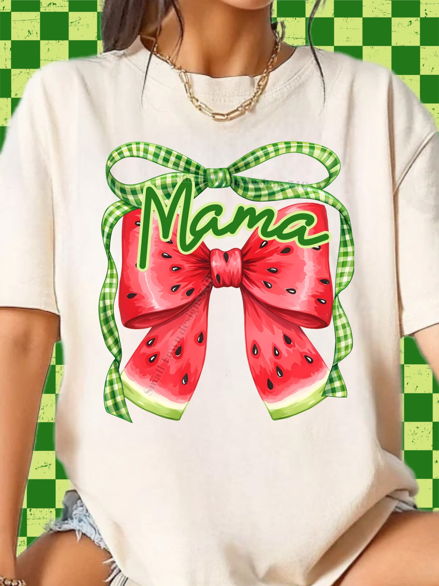 Watermelon Family Bow