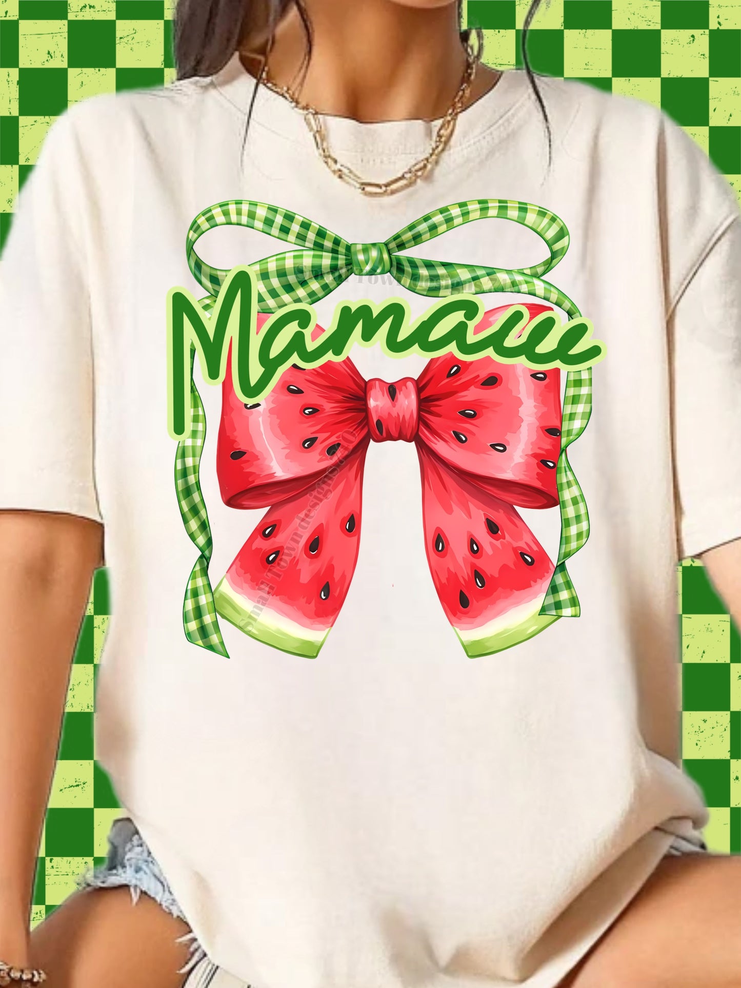 Watermelon Family Bow