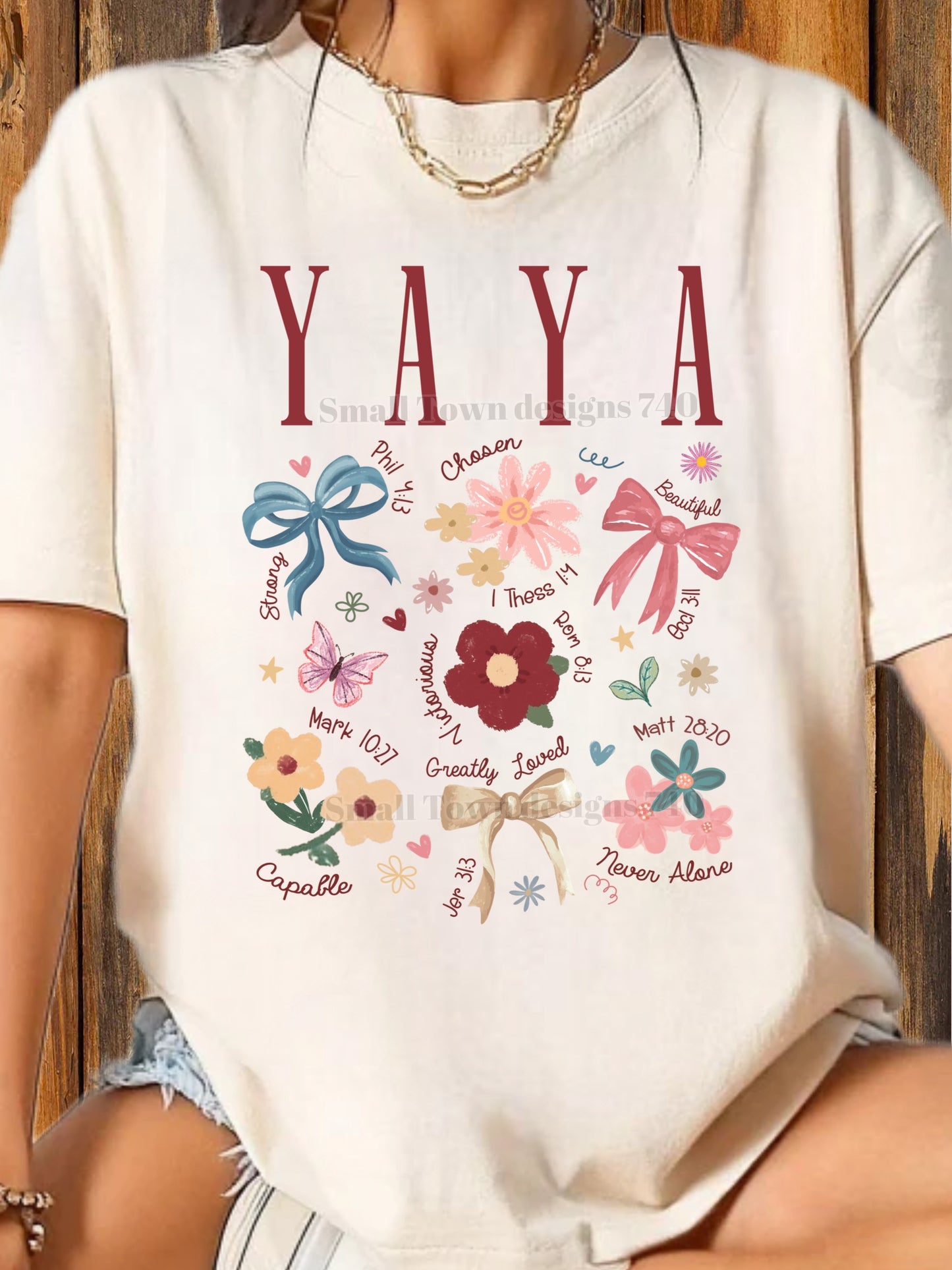 Family inspiration Bible verse Tee