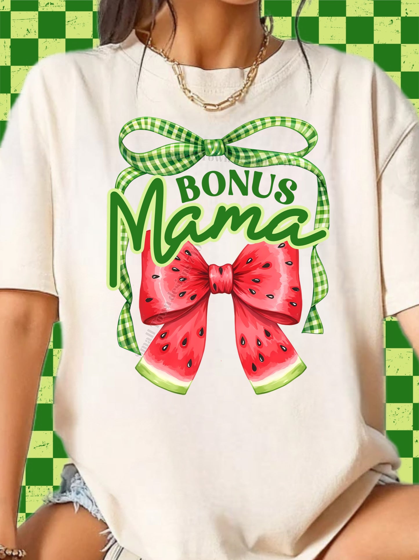 Watermelon Family Bow