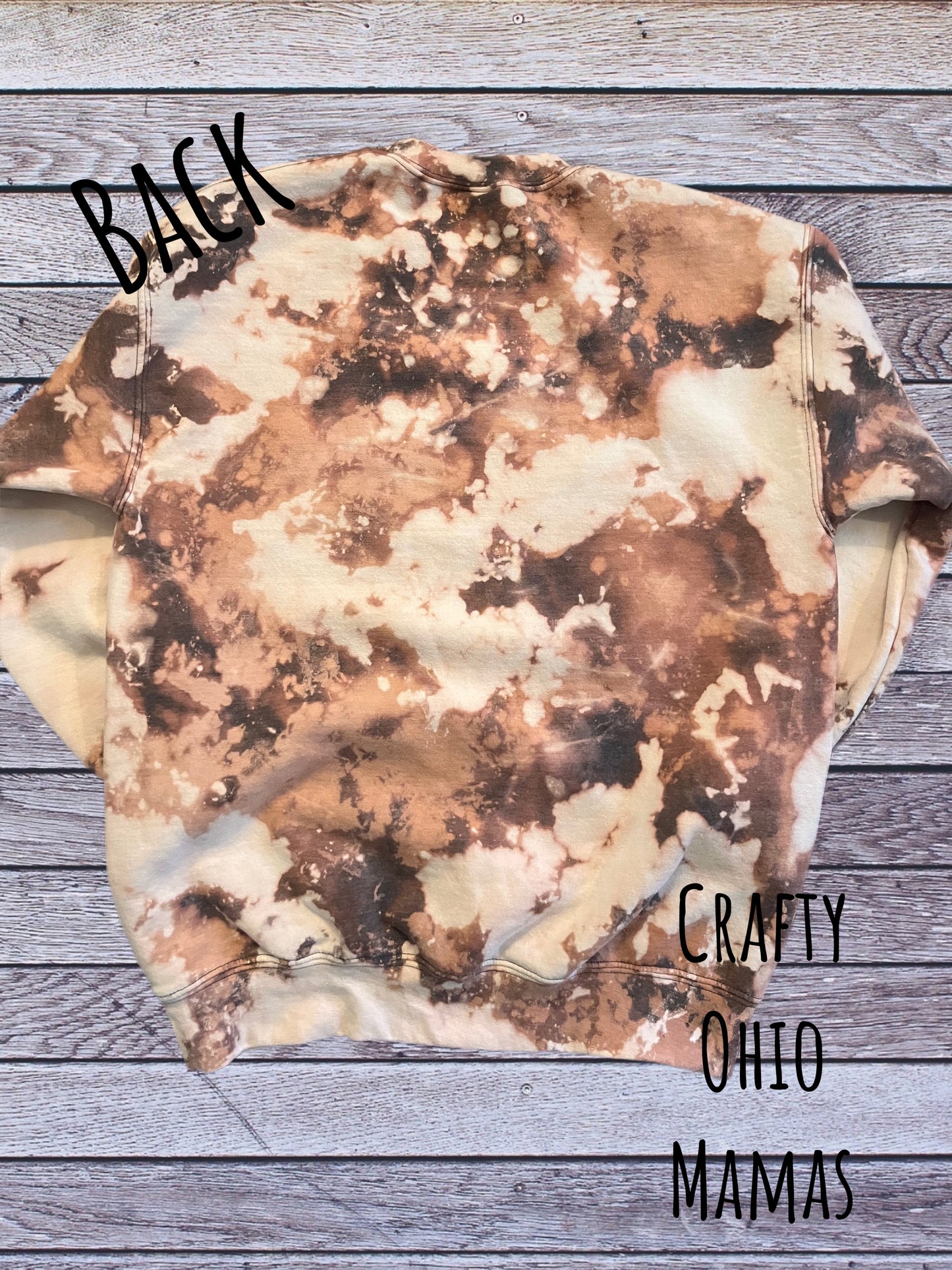 Cowhide crewneck