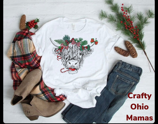 Christmas Cow Tee